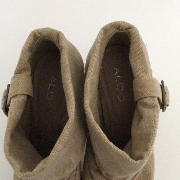 Aldo Canvas opened toe heels - Picture 3 of 5